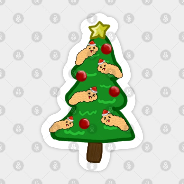 Pancreas Christmas Tree Sticker by CatGirl101